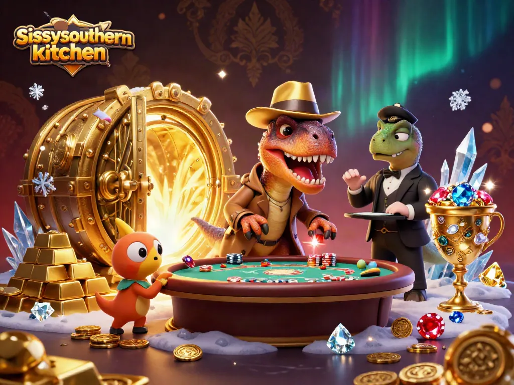 Win big at sissyssouthernkitchen’s imaginative casino scene filled with vibrant gambling elements.